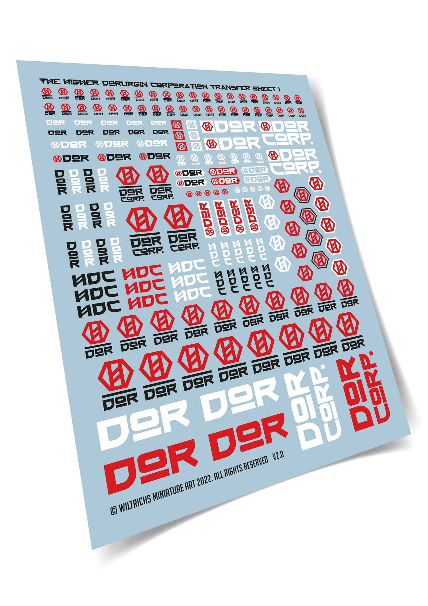 The Higher Dorurgin Corporation - Decal Sheet 1