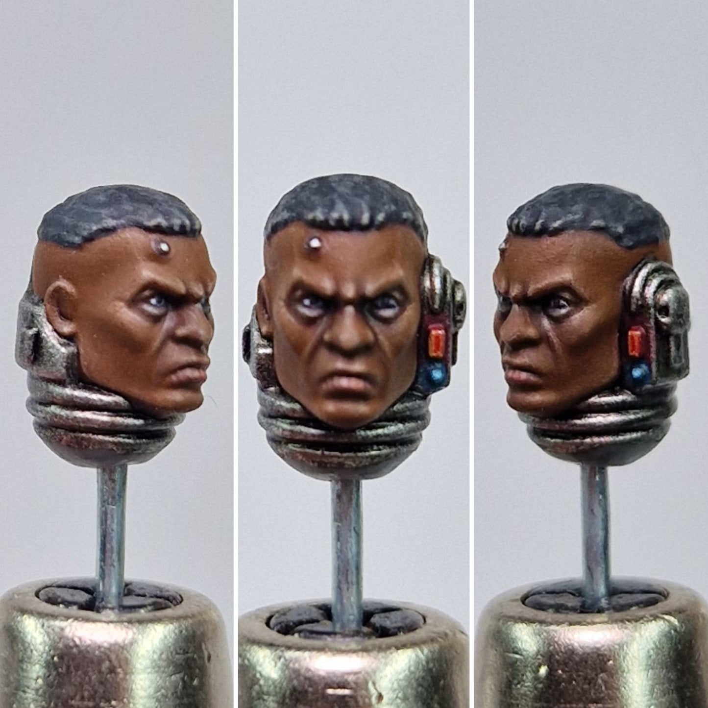 Painted Head – Display Quality for 28mm Sci-Fi Minis