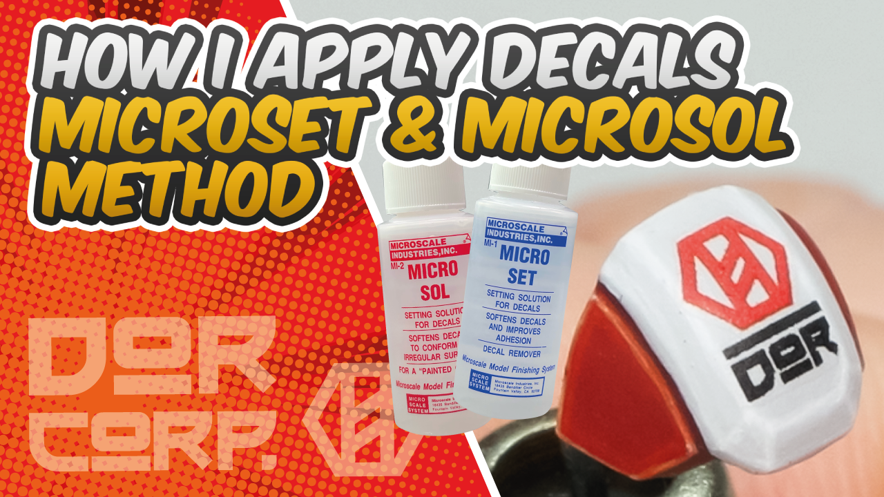 Load video: How I apply decals using the Microset &amp; Microsol method