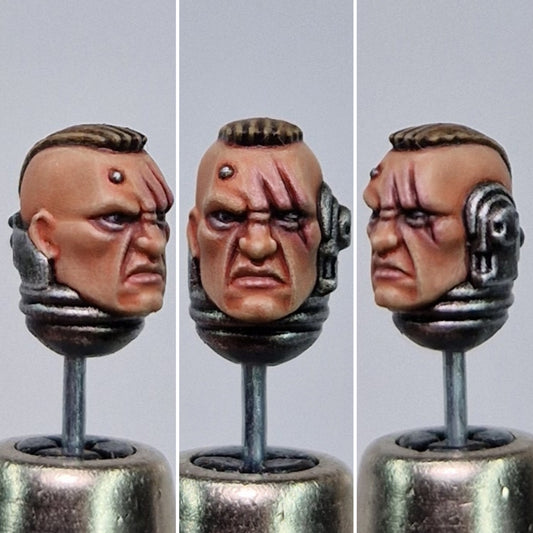 Painted Head – Display Quality for 28mm Sci-Fi Minis