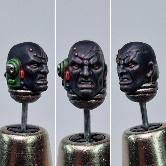 Painted Head – Display Quality for 28mm Sci-Fi Minis