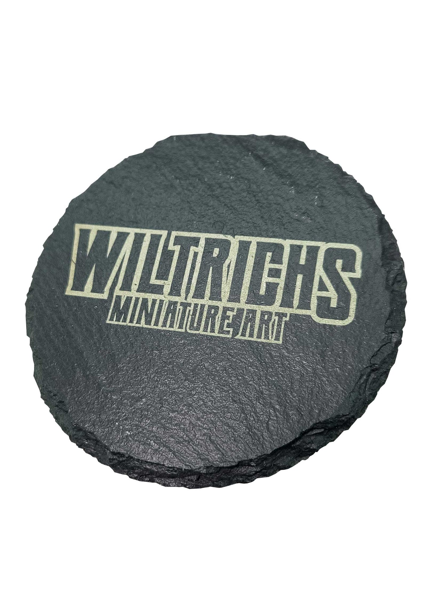 Wiltrichs Miniature Art Logo Slate Coaster